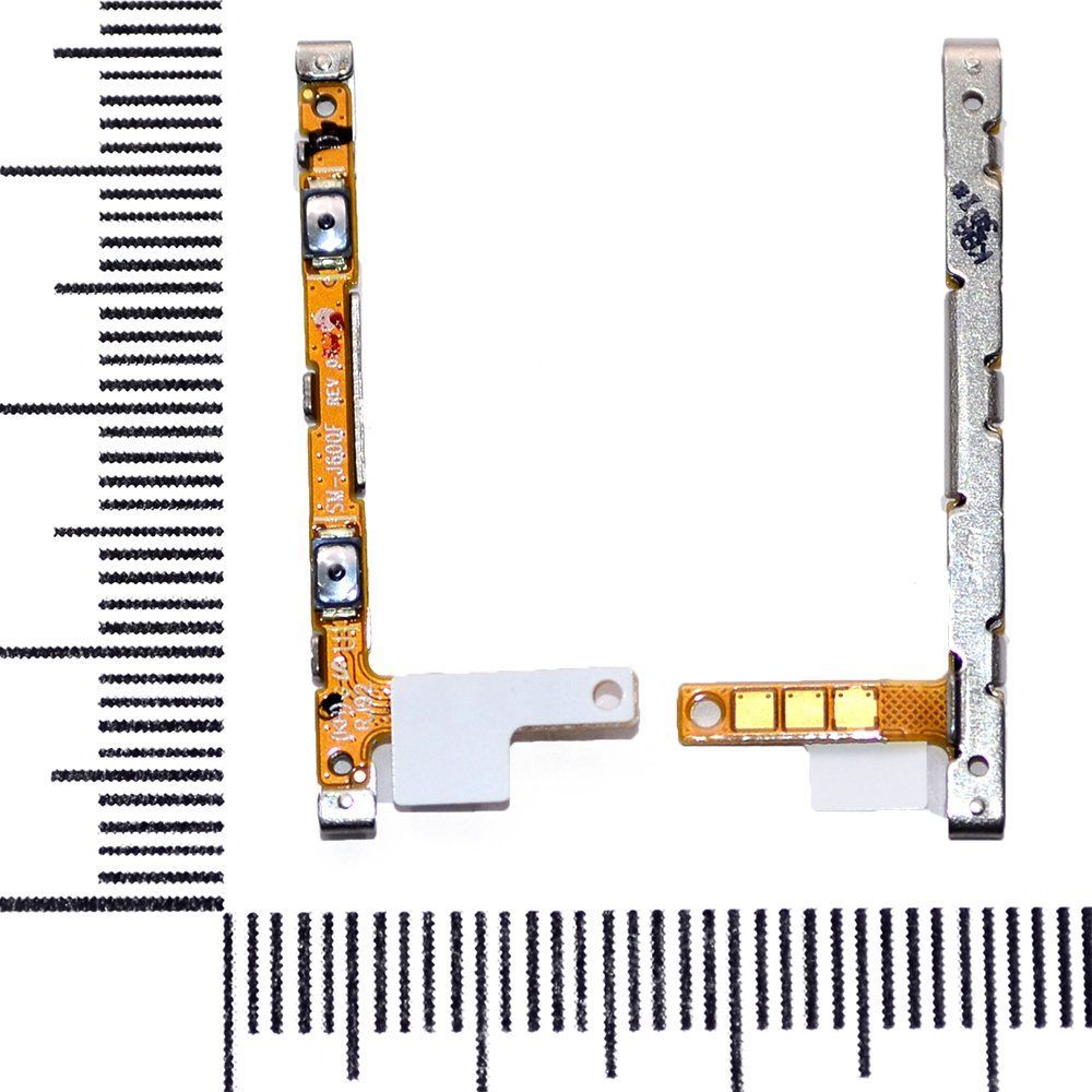 Шлейф Samsung SM-A600F/A605F/J415F/J600F/J610F/J810F + кнопки громкости orig Factory