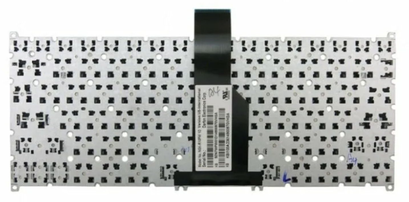 Клавиатура Acer TravelMate B113-E серая, OEM