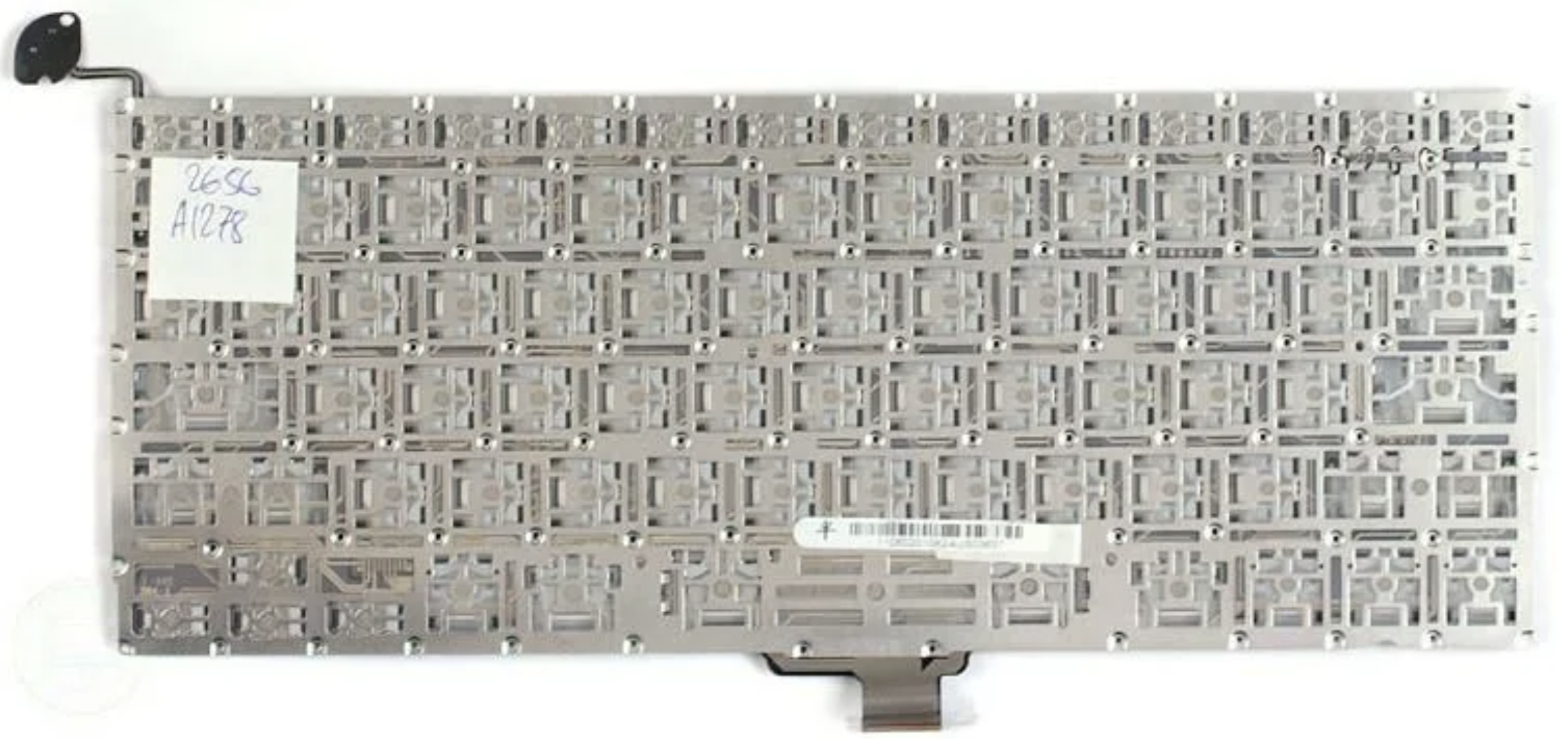 Клавиатура Apple MacBook 13.3" конец 2008 A1278 (MB466LL/A) плоский Enter, OEM