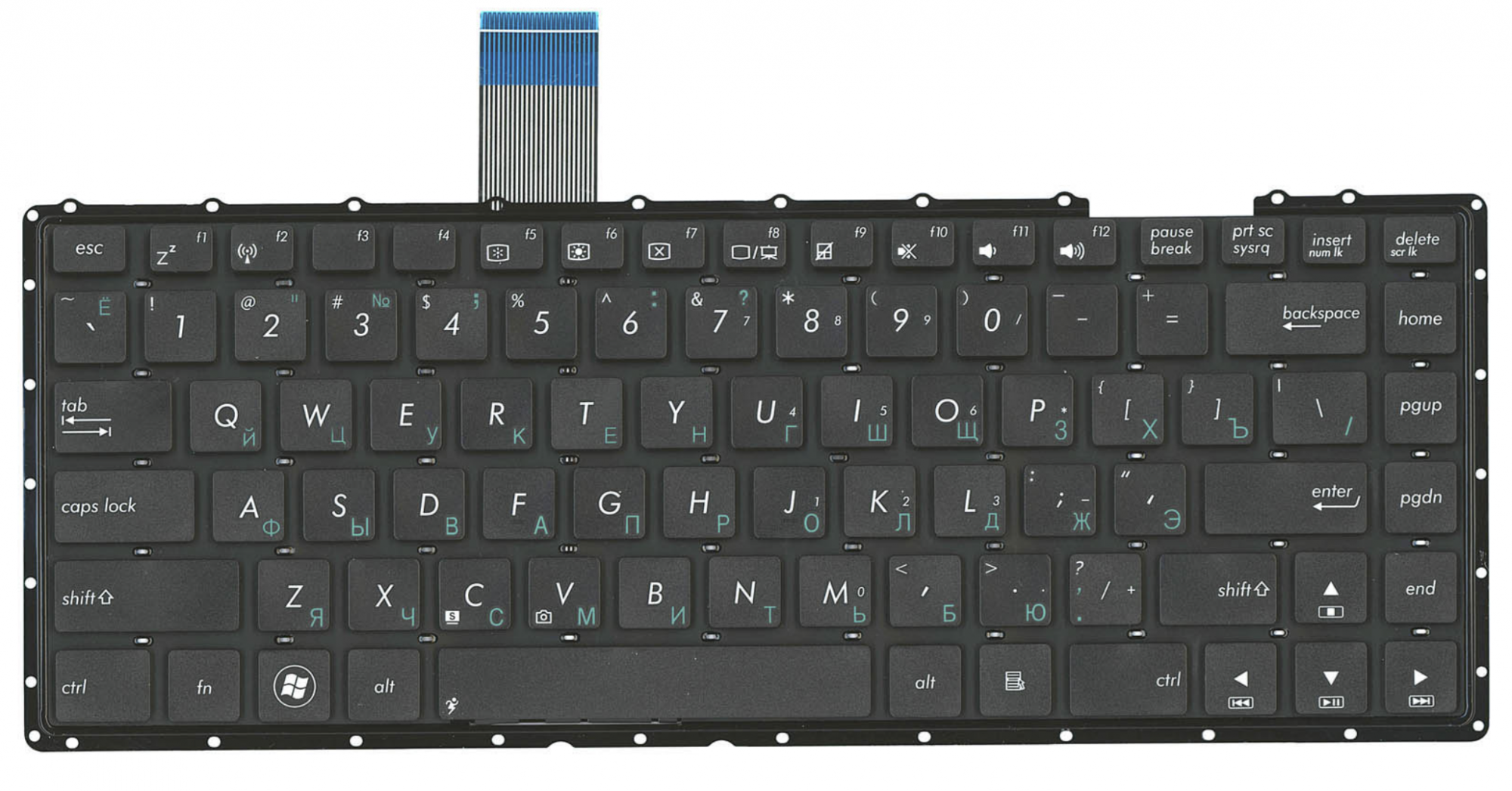 Клавиатура ASUS X401 чёрная, OEM