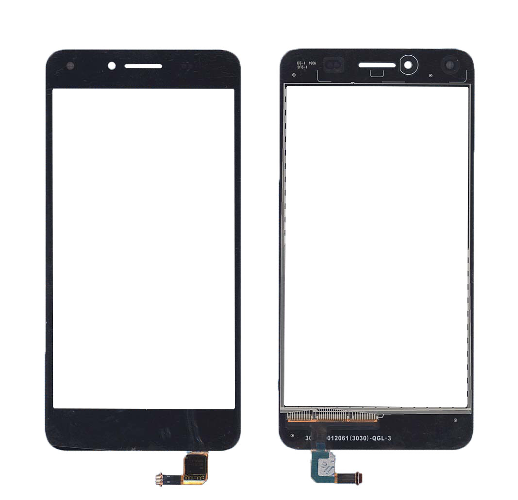 Сенсорное стекло (тачскрин) для Huawei Honor Y5 II 3G черное