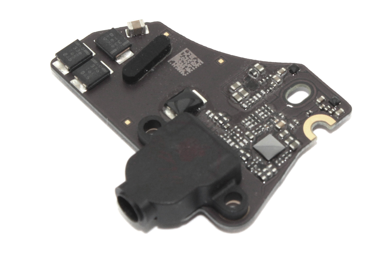 Аудио плата MacBook Air 13 Retina A1932 Late 2018 Mid 2019 черная (923-02824 820-01124)