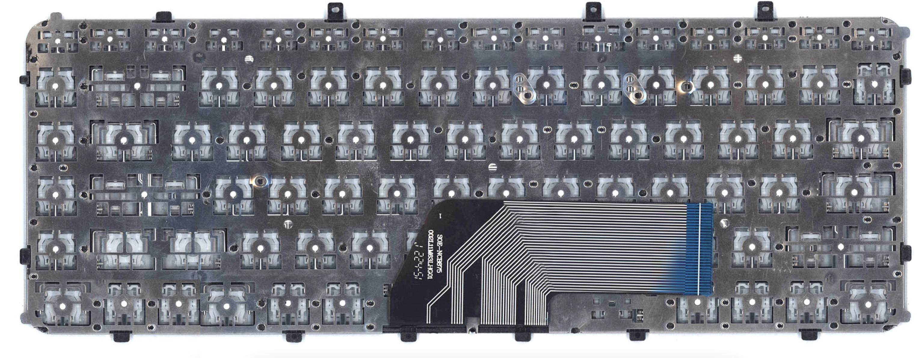 Клавиатура HP Envy Ultrabook (Sleekbook) 6-1031er серебристая рамка, OEM