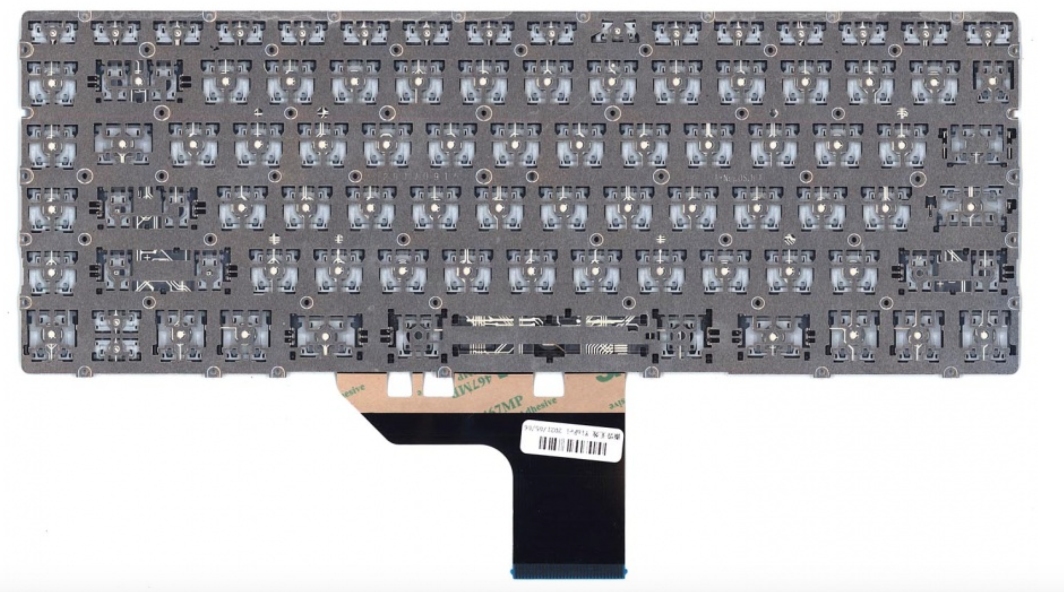 Клавиатура HP Spectre X360 13-w000 серебристая, с подсветкой, OEM