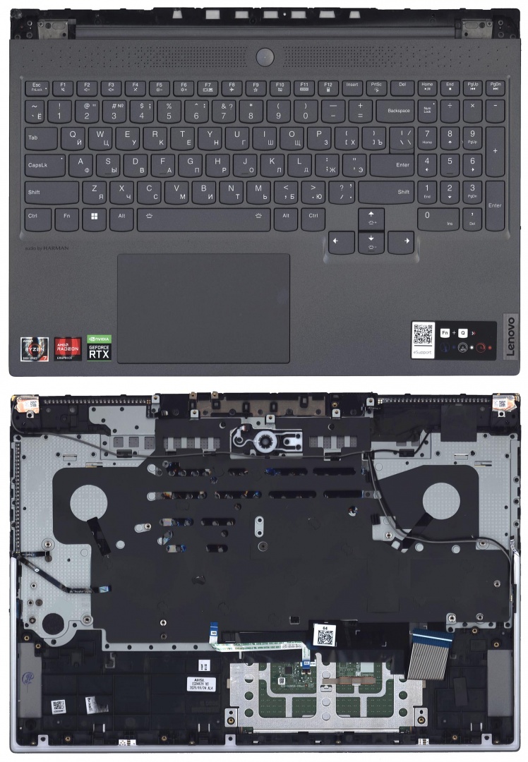 Клавиатура для ноутбука Lenovo Legion 7-16ACHg6 топкейс