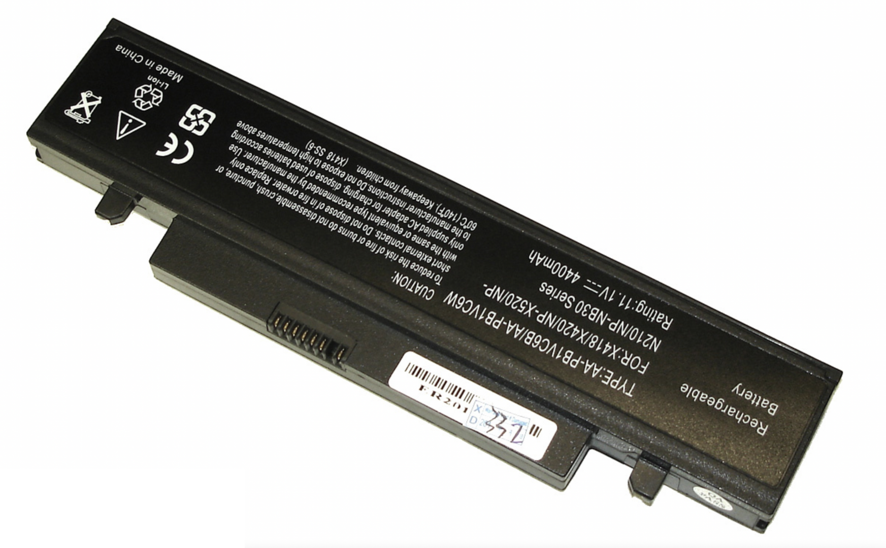 Аккумулятор Samsung N210 11.1V, 5200mAh, OEM