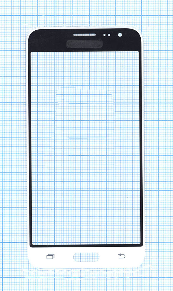 Стекло для Samsung Galaxy J3 (2016) SM-J320 белое