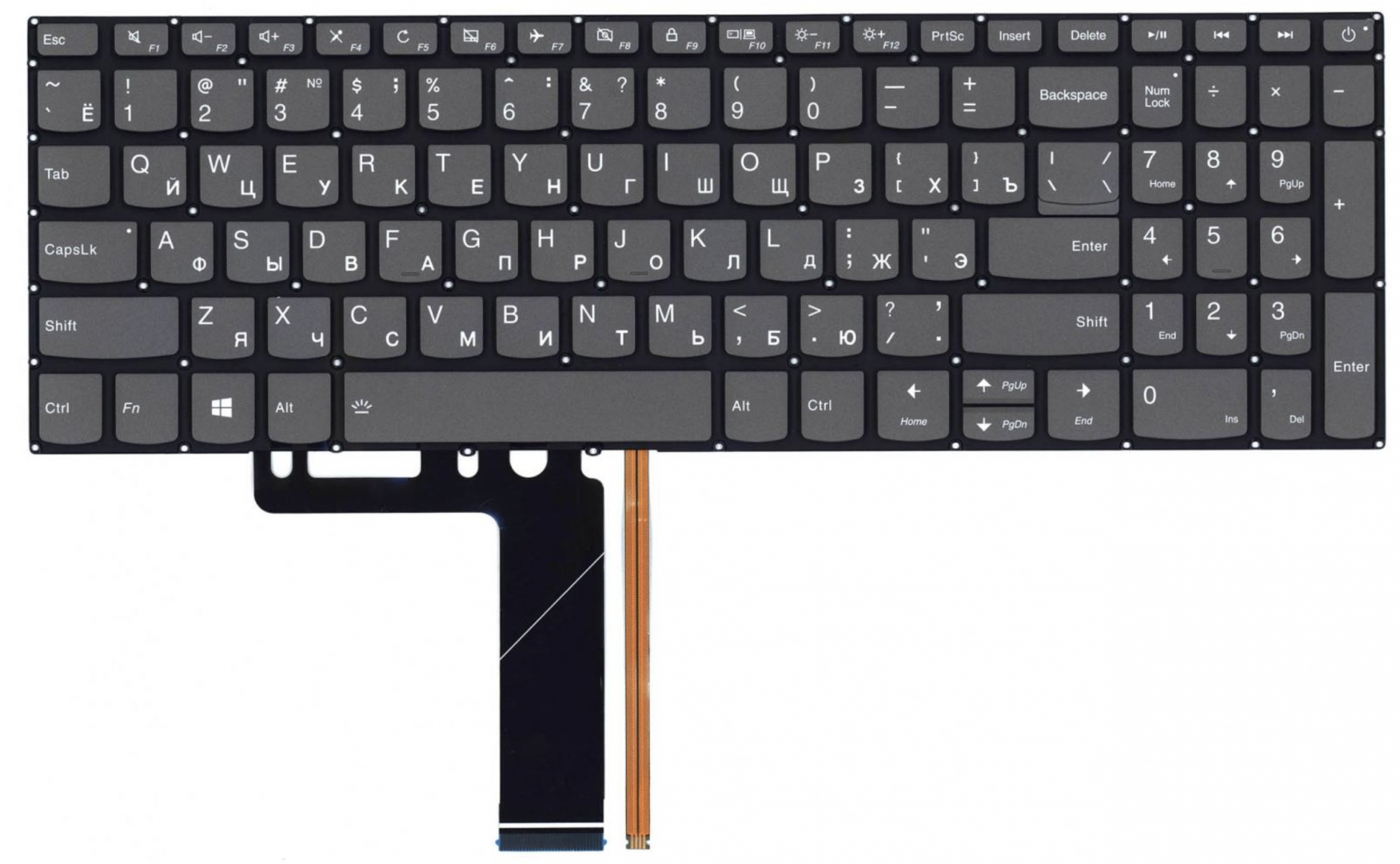 Клавиатура Lenovo IdeaPad 330-15ICN с подсветкой, OEM