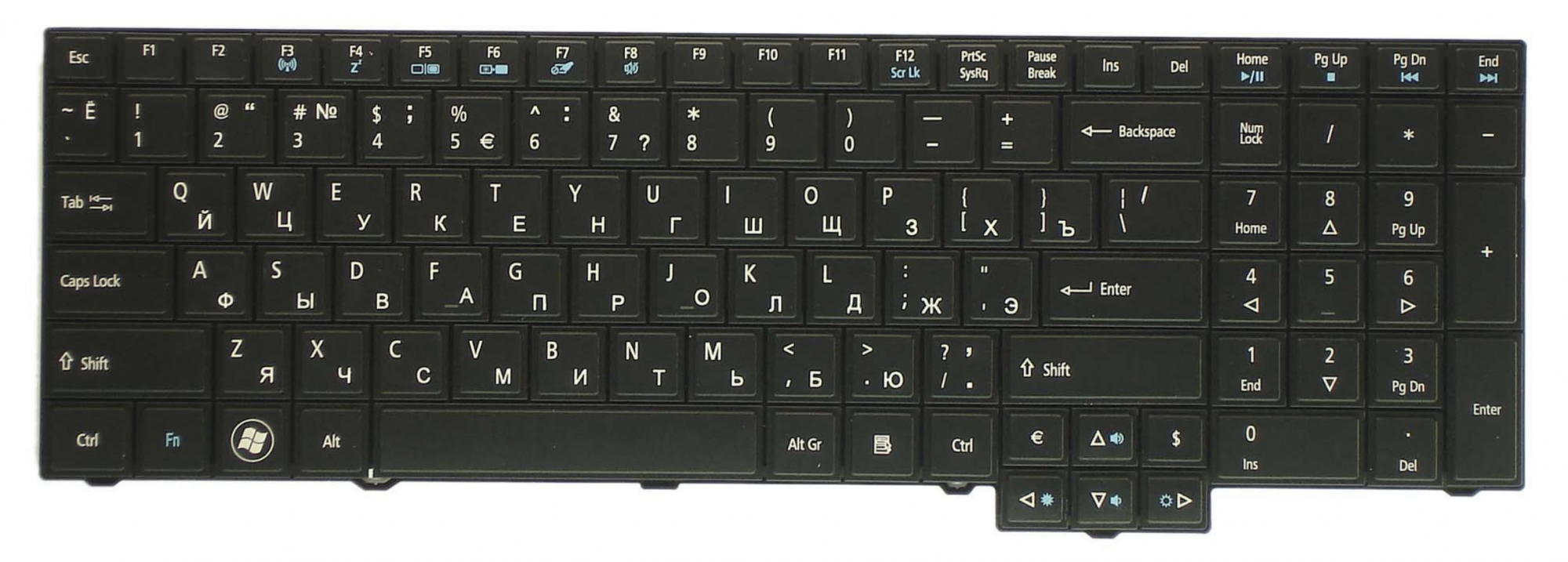 Клавиатура Acer TravelMate 6595TG OEM