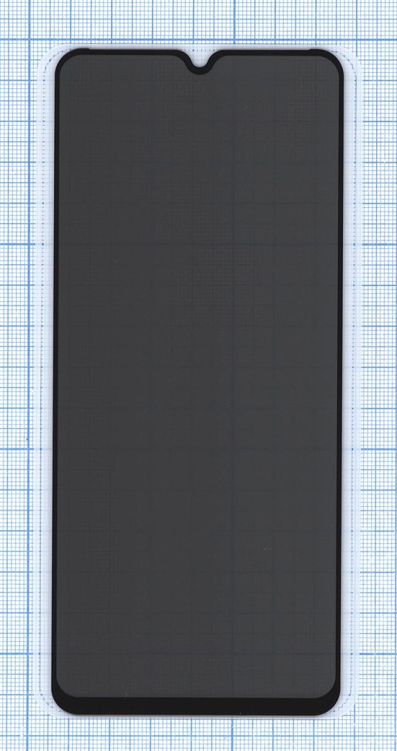Защитное стекло Privacy "Анти-шпион" для Xiaomi Redmi A3 A3x черное