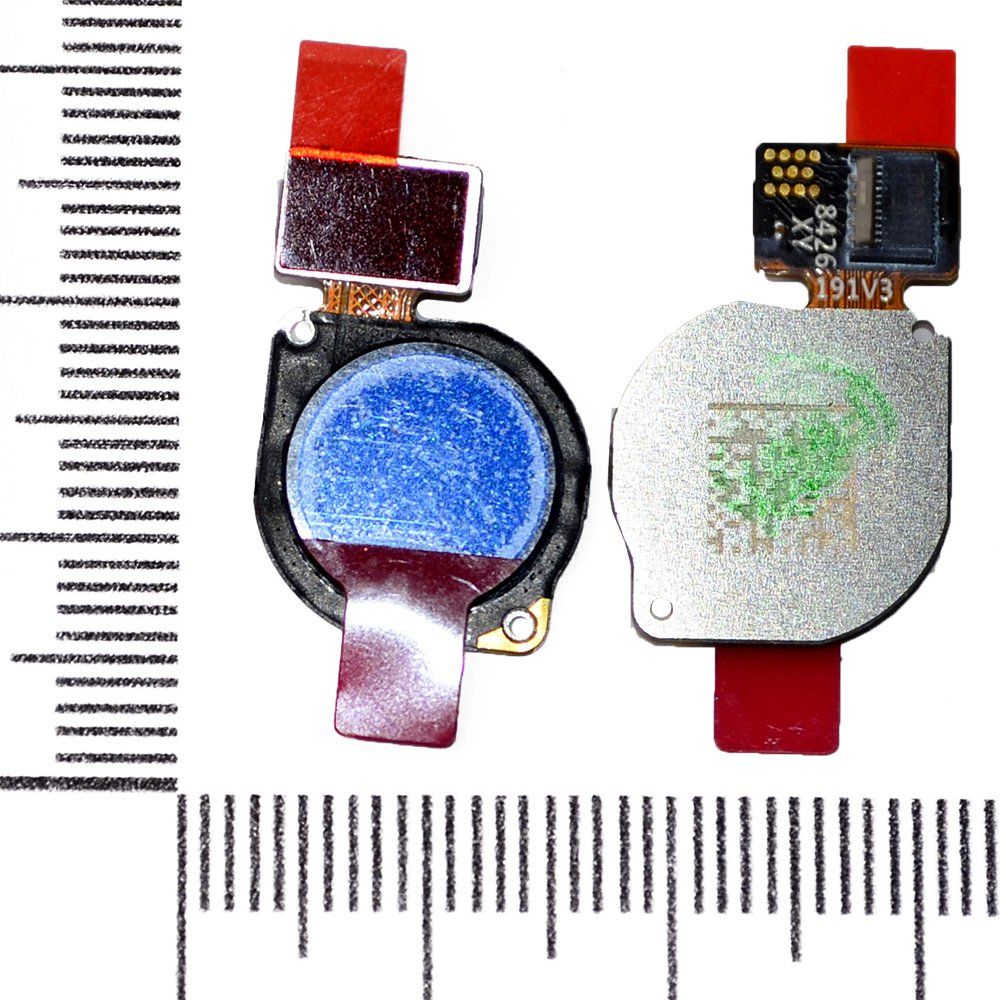 Шлейф Huawei P Smart Z/Honor 9X + сканер отпечатка пальца синий orig Factory