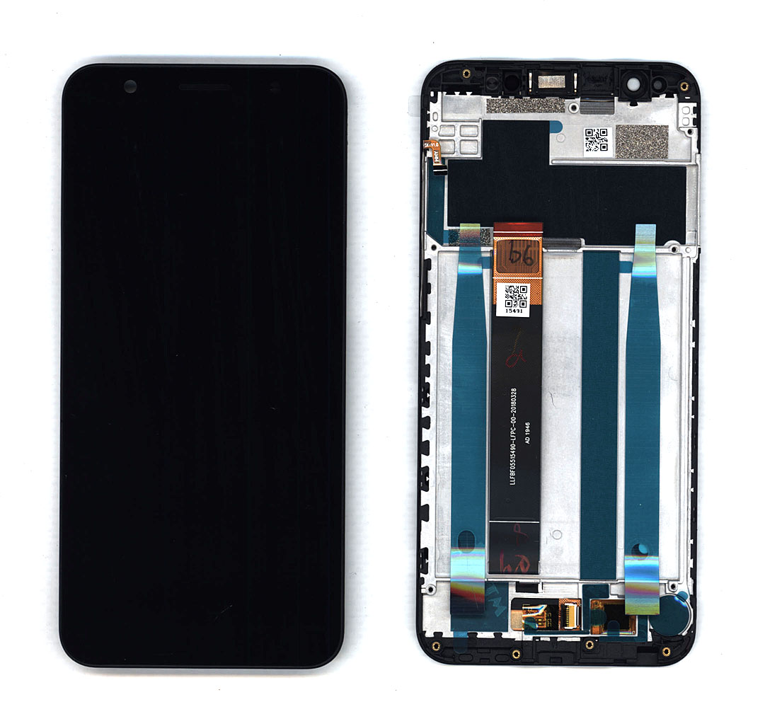 Дисплей для Asus Zenfone Live L1 ZA550KL черный с рамкой