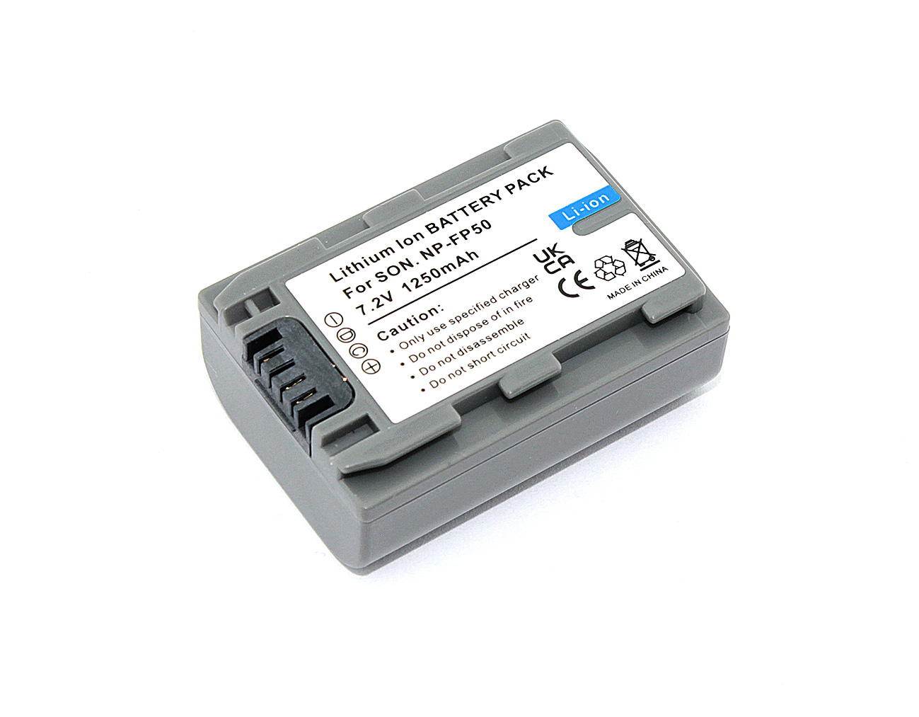 Аккумуляторная батарея для видеокамеры Sony DCR-30 (NP-FP50) 7.2V 1360mAh