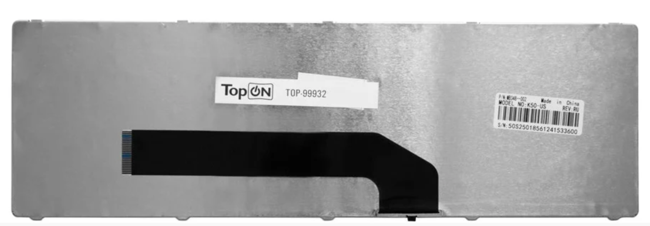 Клавиатура ASUS K50AB чёрная, матовая, OEM