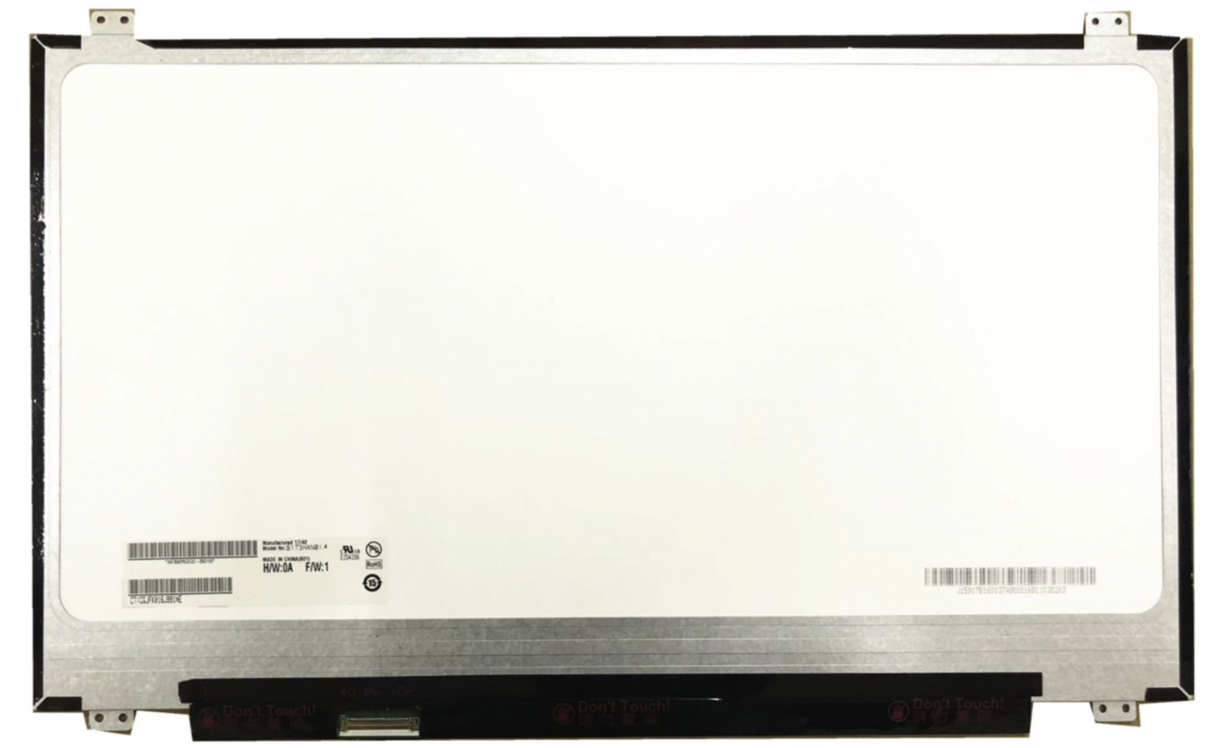 Матрица 17.3" LED Slim 40pin eDP слева, FullHD, 144hz, матовая (глянцевая)