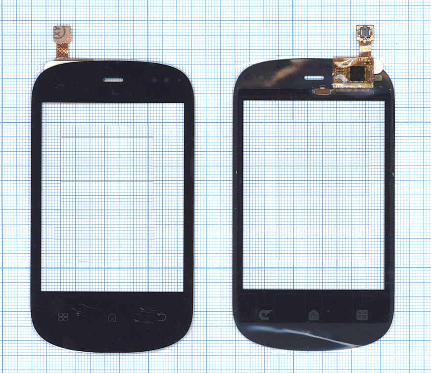 Сенсорное стекло (тачскрин) для Fly IQ236 Victory черное