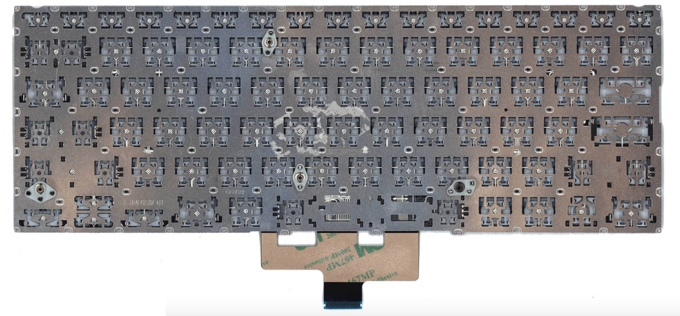 Клавиатура Asus ZenBook 14 UX433FA-A7822TS серебристая, с подсветкой, OEM