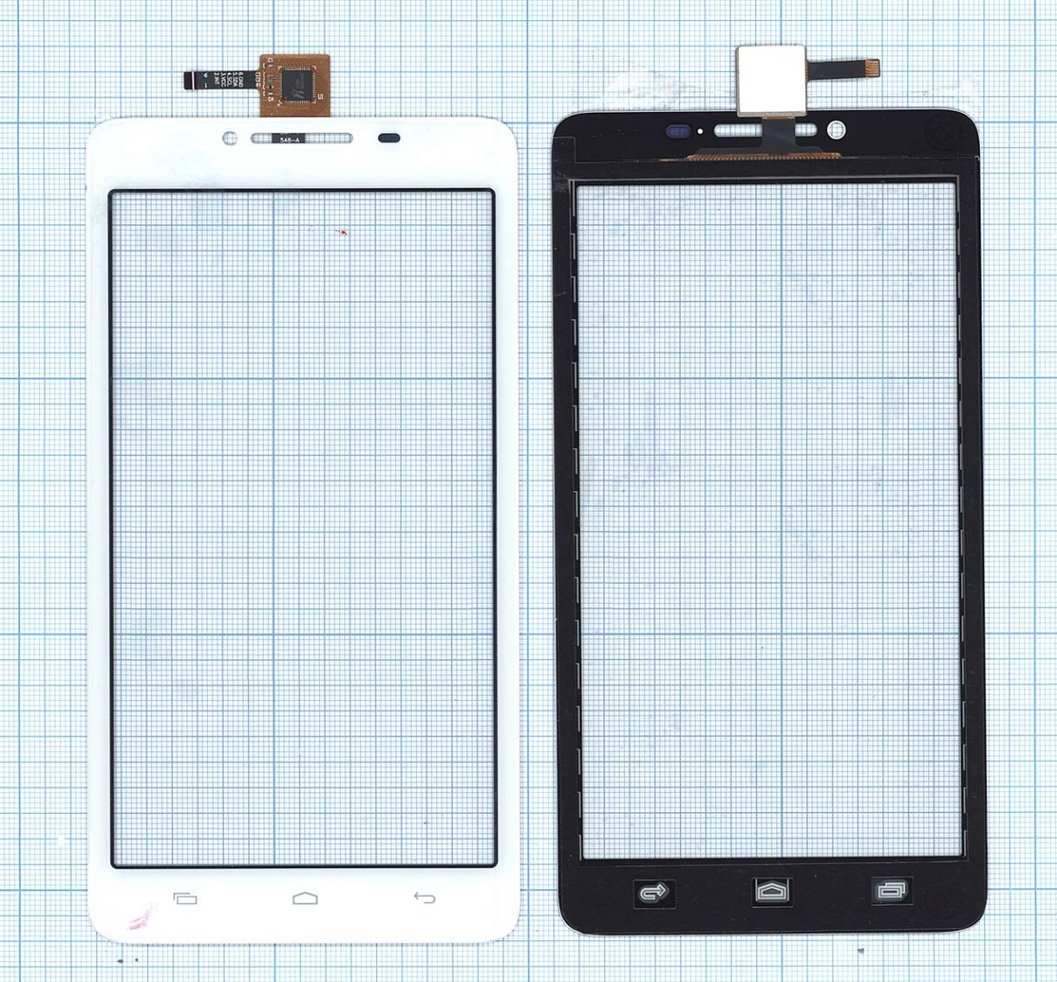Сенсорное стекло (тачскрин) для Fly IQ4601 Era Style 2 белое