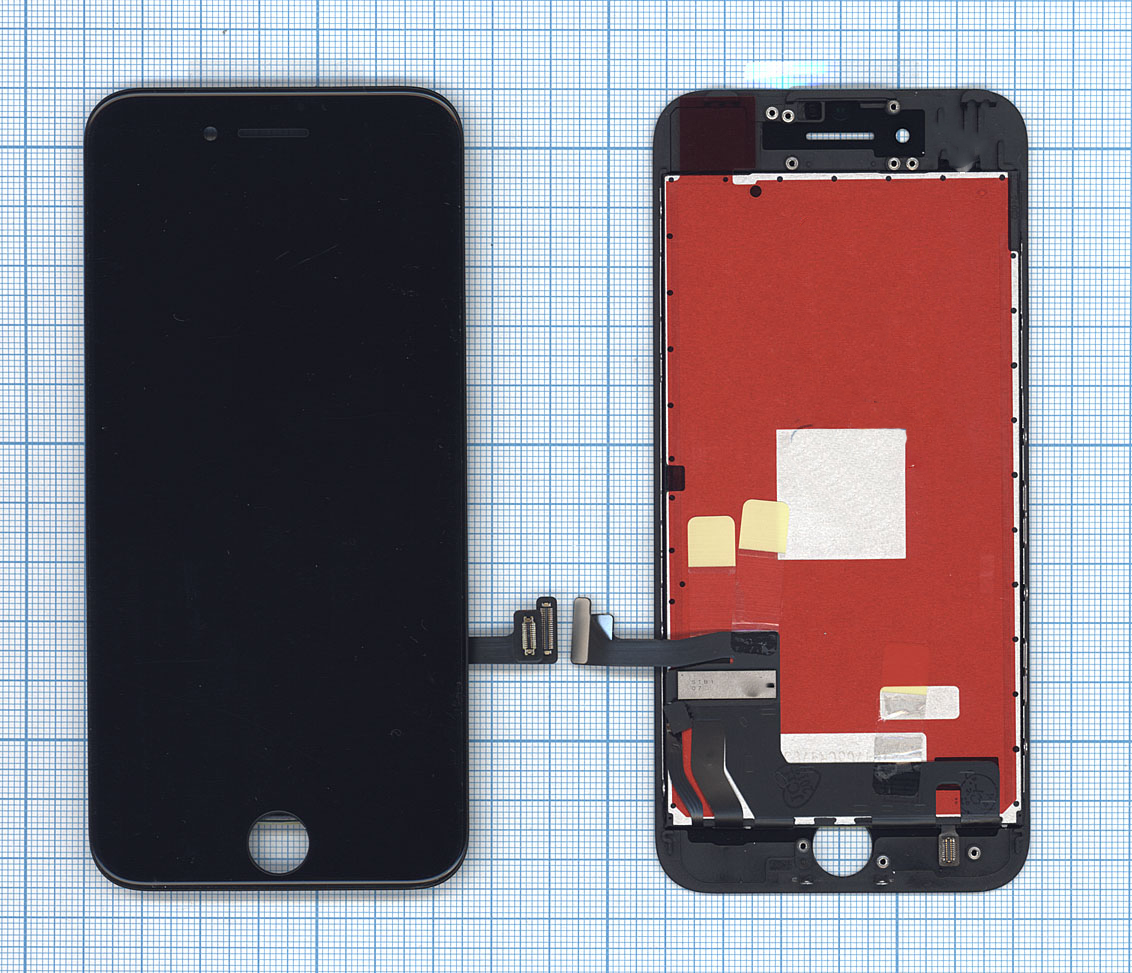 Дисплей для iPhone 7 в сборе с тачскрином (Foxconn) черный