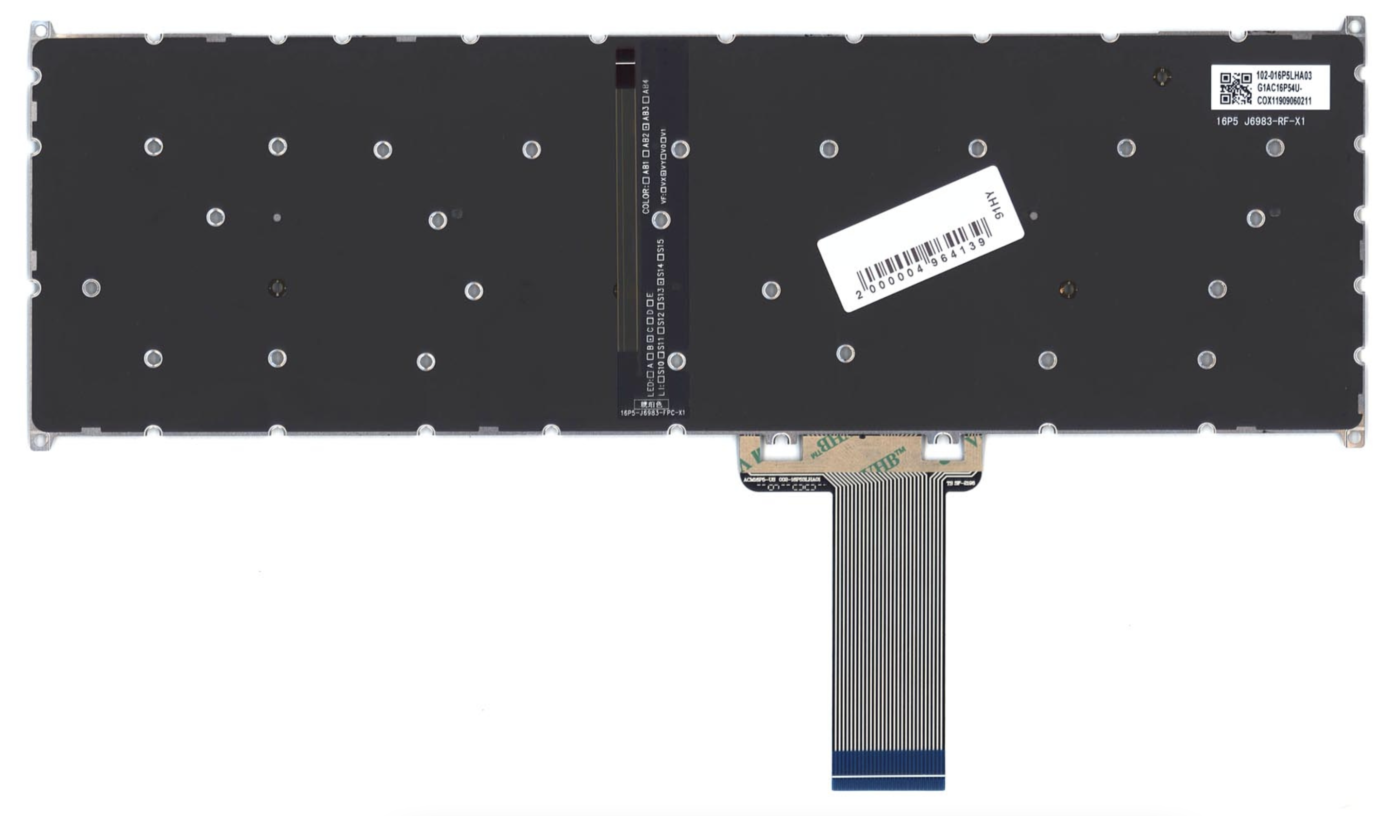 Клавиатура Acer Aspire 7 A715-73 с подсветкой, OEM