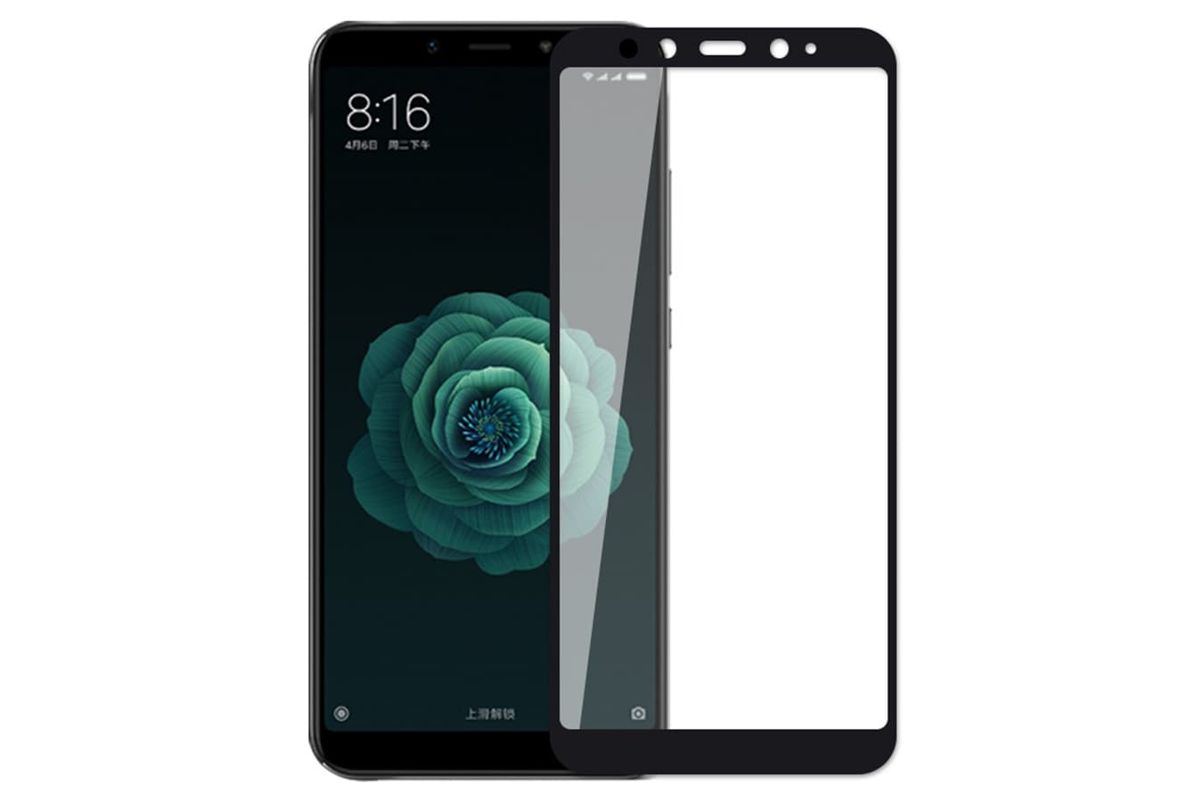 Защитное стекло 5D во весь экран Xiaomi Mi A2