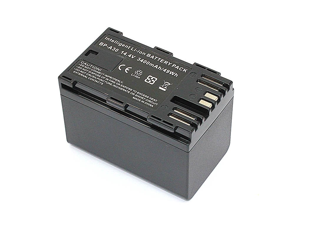Аккумуляторная батарея для видеокамеры Canon EOS C200 (BP-A30) 14,4V 3400mAh