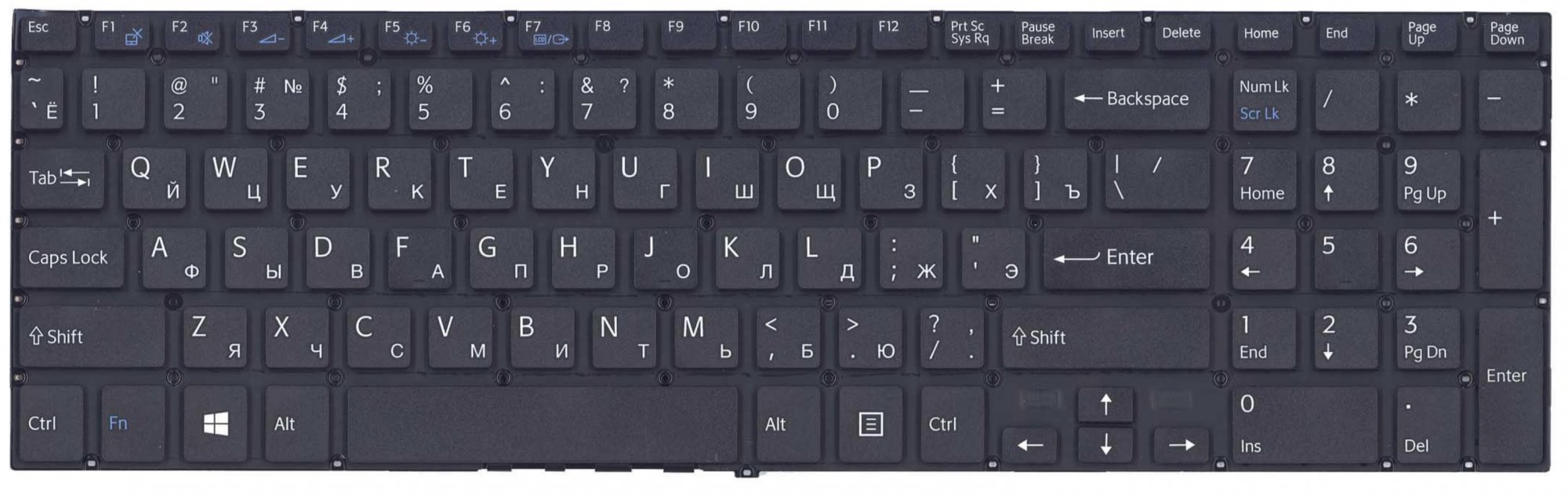 Клавиатура Sony VAIO SVF152 OEM
