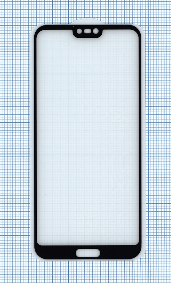 Защитное стекло "Полное покрытие" для Huawei Honor 10 черное