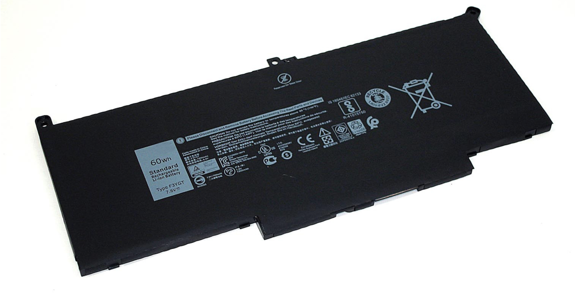 Аккумулятор DELL Latitude 7480, 7480-8685 7.6V, 7500mAh, Original