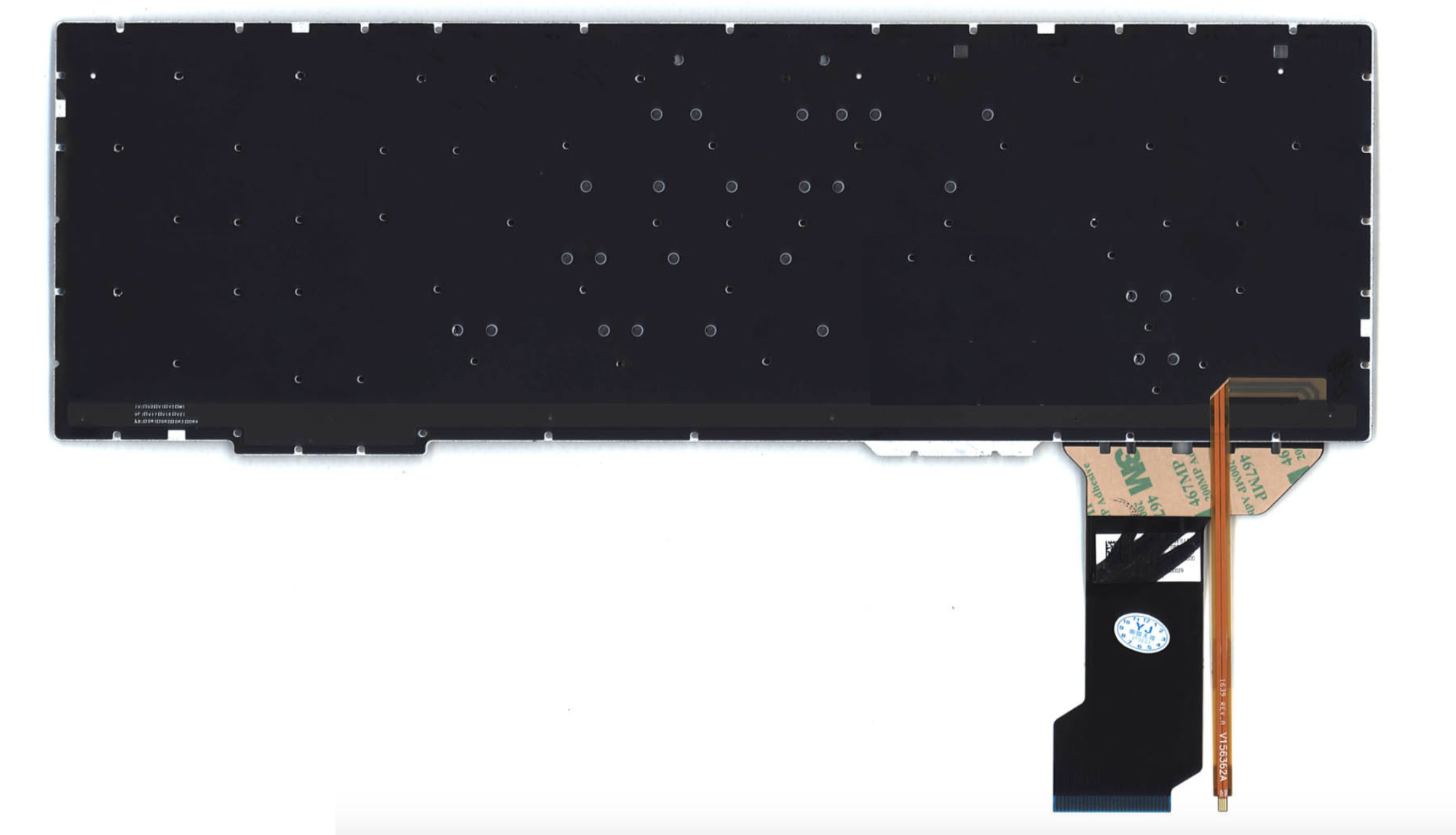 Клавиатура ASUS ROG GL553VE с красной подсветкой, узкий шлейф подсветки OEM