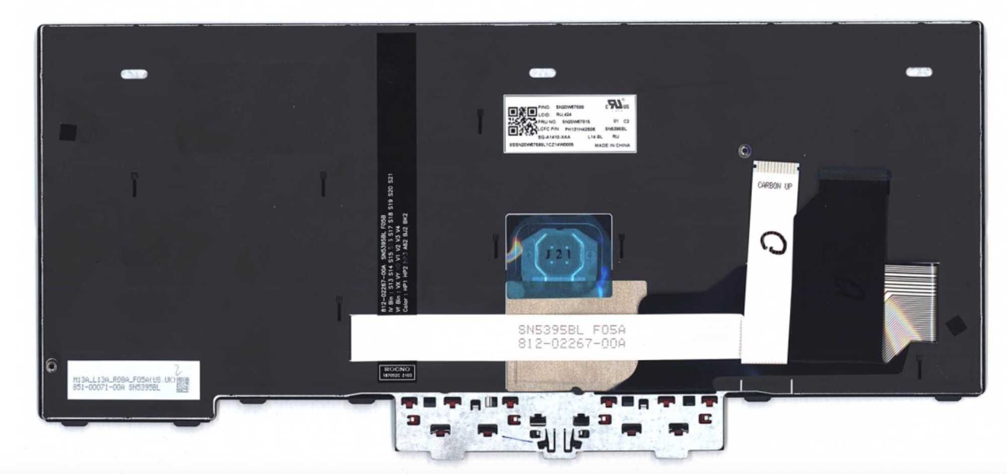 Клавиатура Lenovo ThinkPad L14 gen 1/2 с подсветкой, OEM