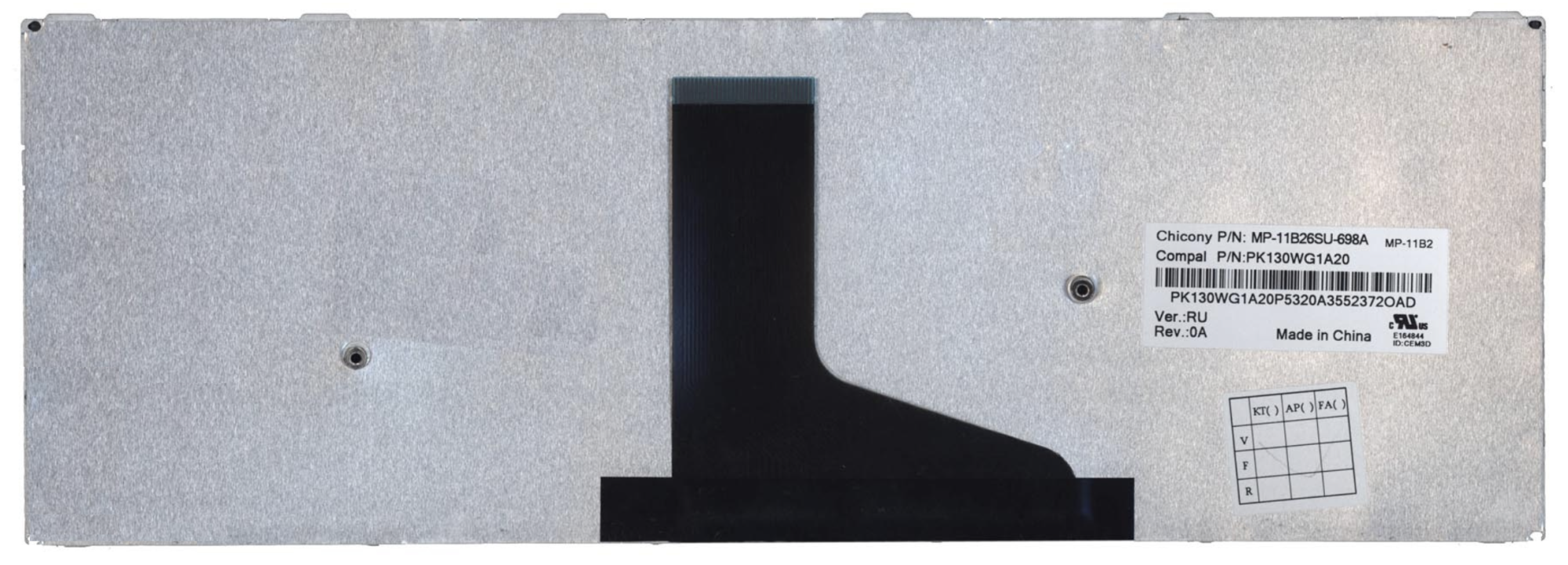 Клавиатура Toshiba Satellite C40D OEM