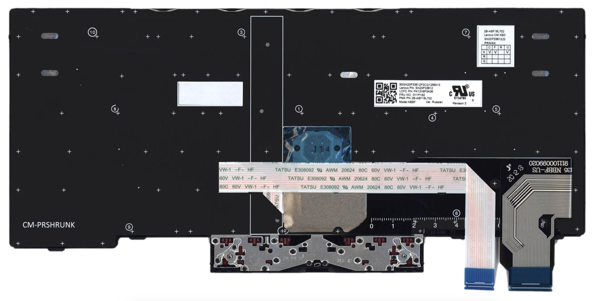 Клавиатура LENOVO ThinkPad X280 OEM