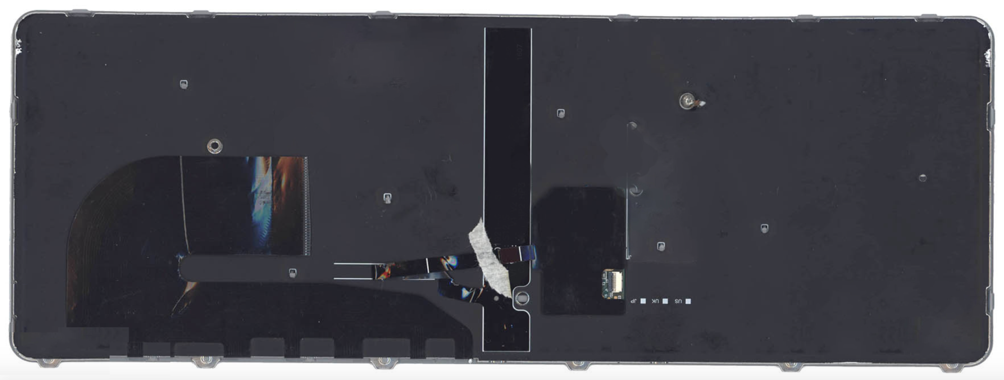 Клавиатура HP Elitebook 745 G3 с серой рамкой, с указателем, подсветкой OEM