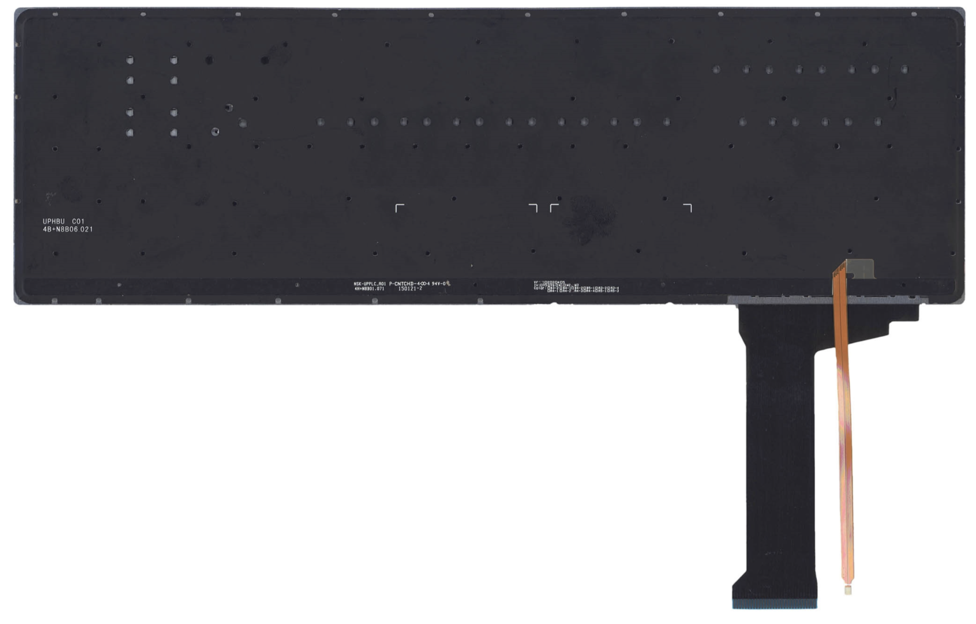 Клавиатура ASUS N751JK серая, с подсветкой, OEM