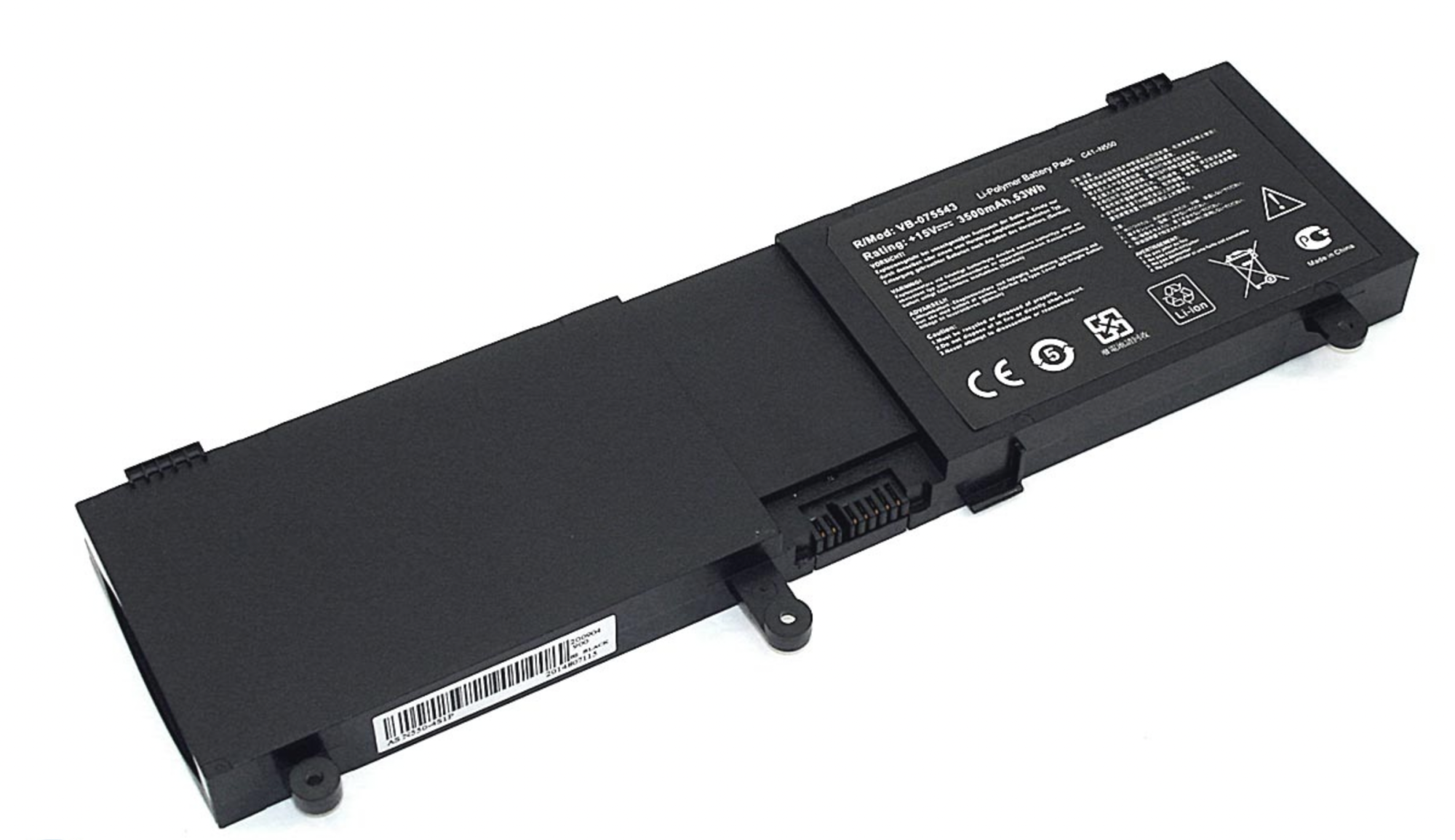 Аккумулятор ASUS N550J 15V, 3500mAh, OEM