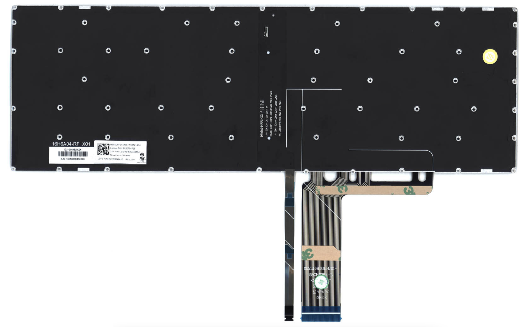 Клавиатура Lenovo IdeaPad L340-15 с голубой подсветкой, OEM