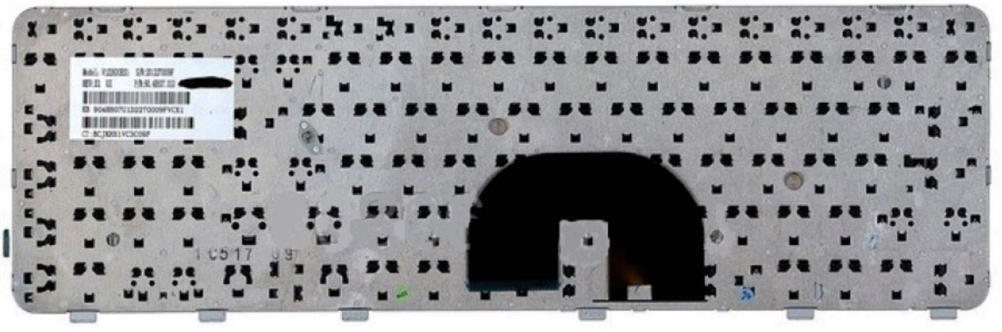 Клавиатура HP Pavilion dv6-6b01er серебристая, OEM