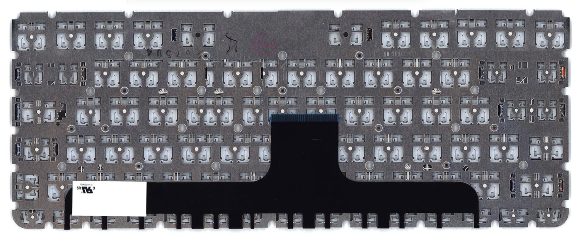 Клавиатура HP Envy 13-D золотистая, с подсветкой, OEM