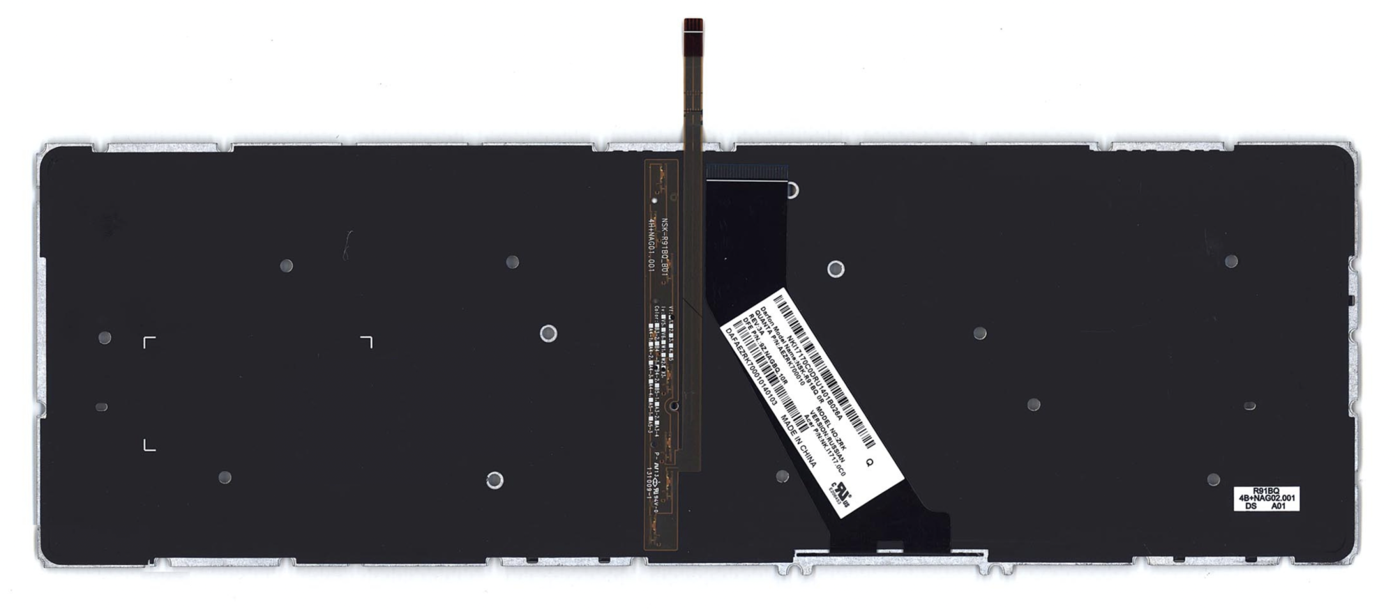 Клавиатура Acer TravelMate P658-M с подсветкой, OEM