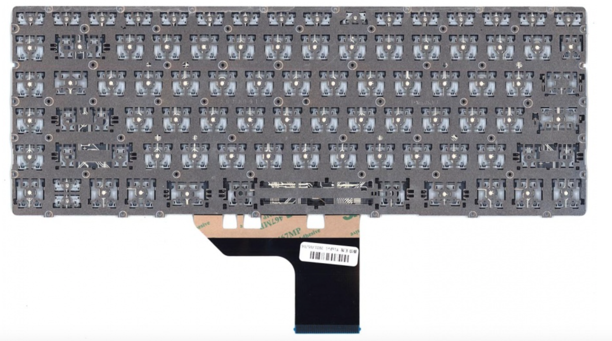 Клавиатура HP Spectre X360 13-w000 серебристая, с подсветкой, OEM