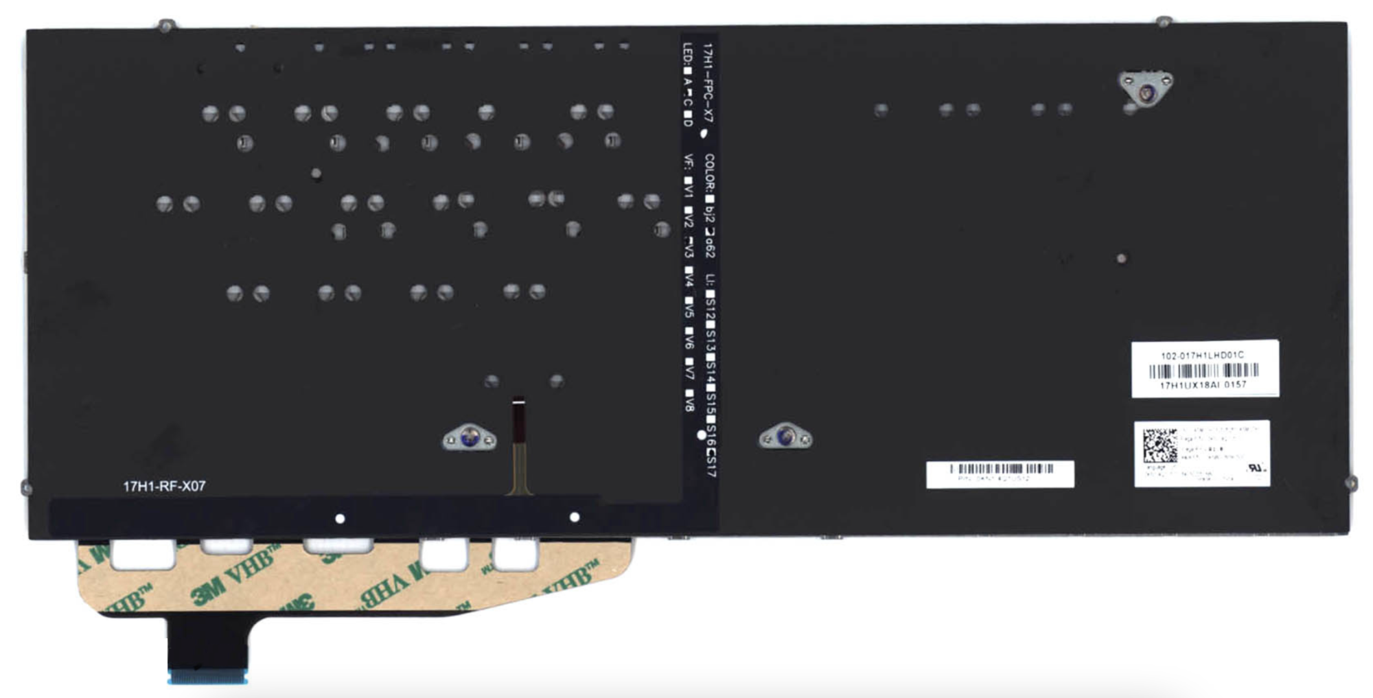 Клавиатура ASUS Zenbook UX391UA-EG007R красная, с подсветкой, OEM