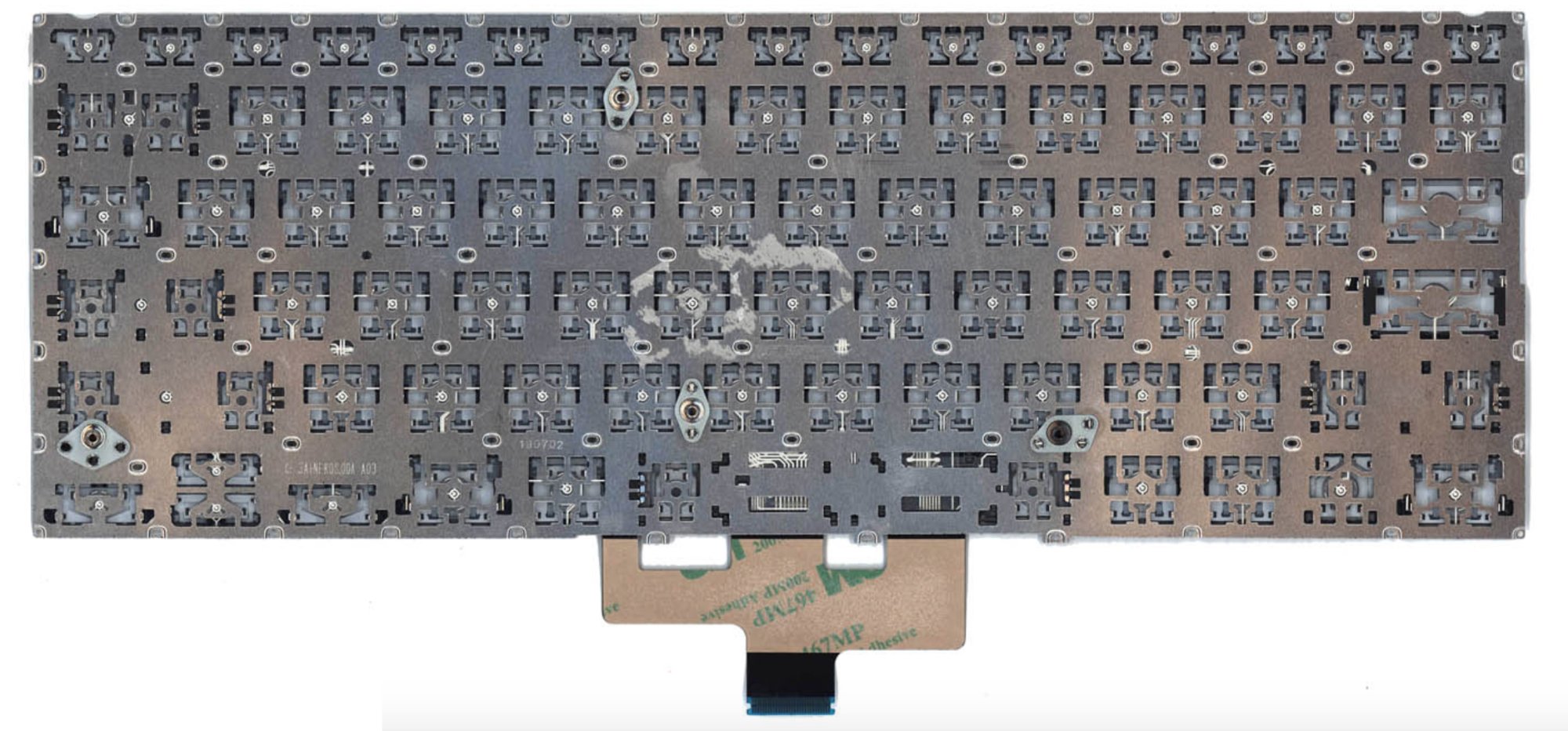 Клавиатура Asus ZenBook 14 UX433FA-A7822TS серебристая, с подсветкой, OEM