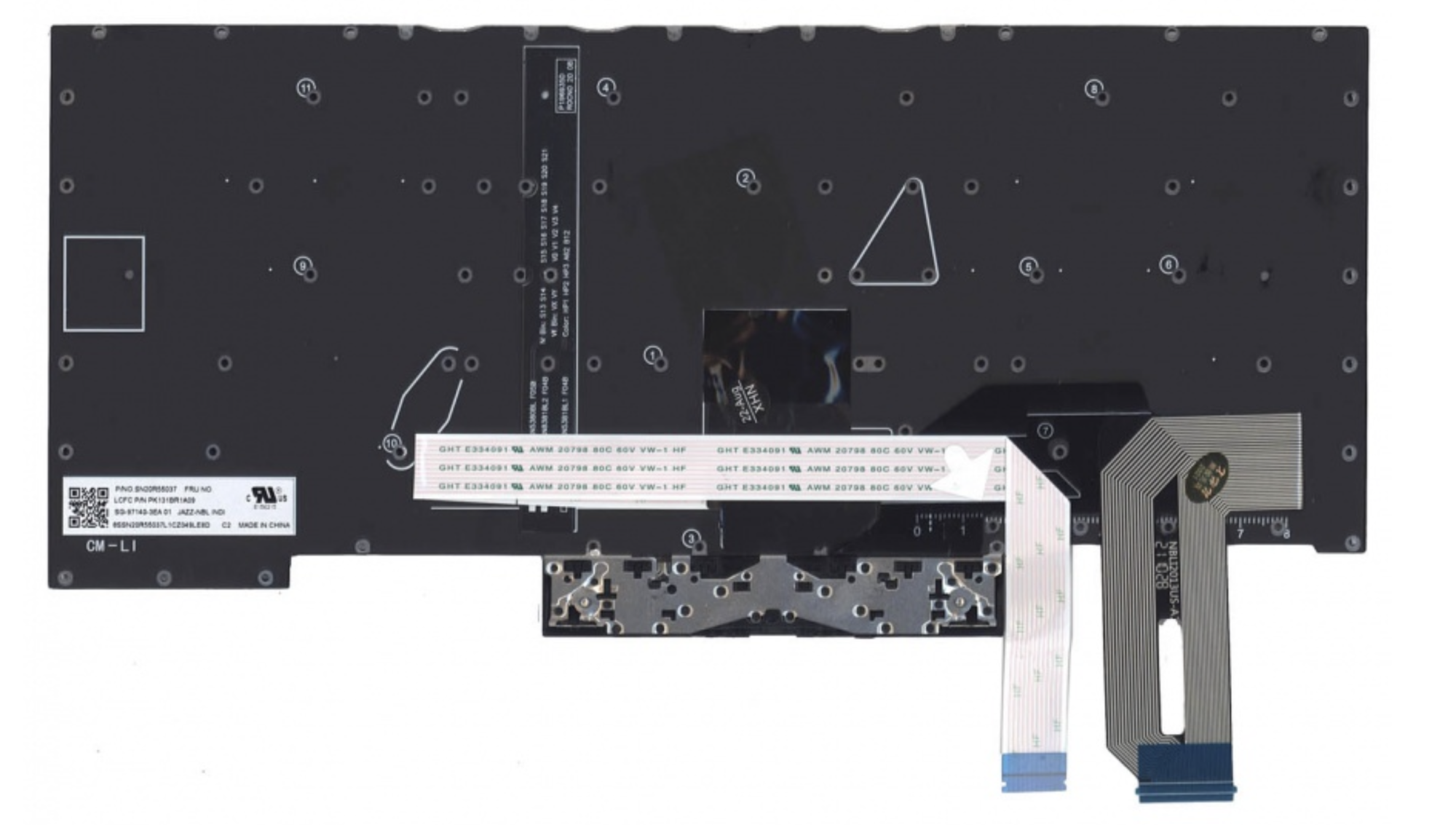 Клавиатура Lenovo ThinkPad T14s Gen2  с подсветкой, OEM